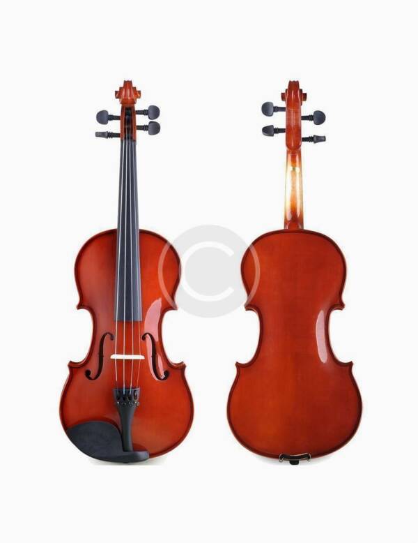 Handcrafted Blue Acoustic Violin - Image 3